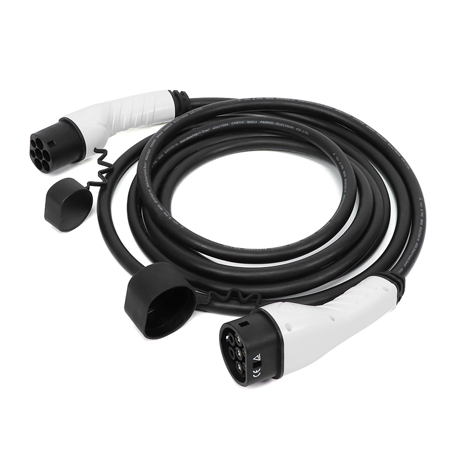 EVSE Caricabatterie con cavo da 16,4 piedi Ricarica rapida per veicoli elettrici per uso domestico 220-250 V (16A-FE-A16D-E&C)