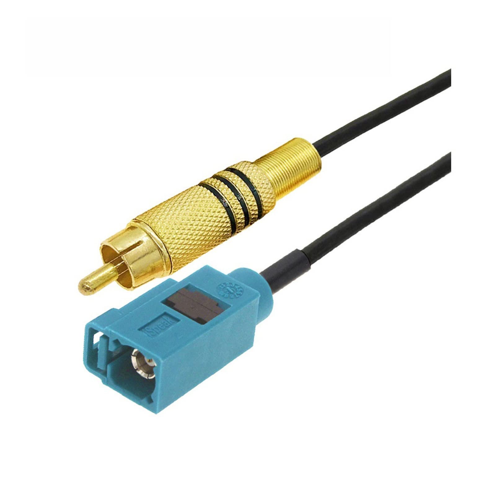 Câble RCA M vers Fakra Z F 1M pour caméra de recul de voiture et système de stationnement