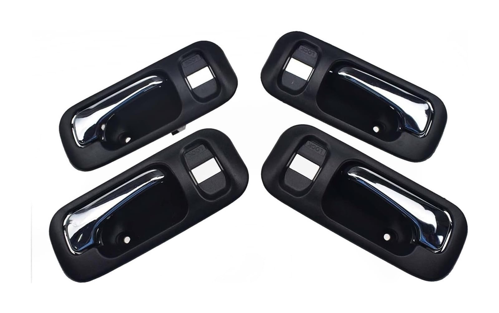 Fangziqf 4Pcs Inner Door Pull Handles For Crv 1997-2001 For Odyssey 1995-1998 Car Interior Door Handle(4Pcs)