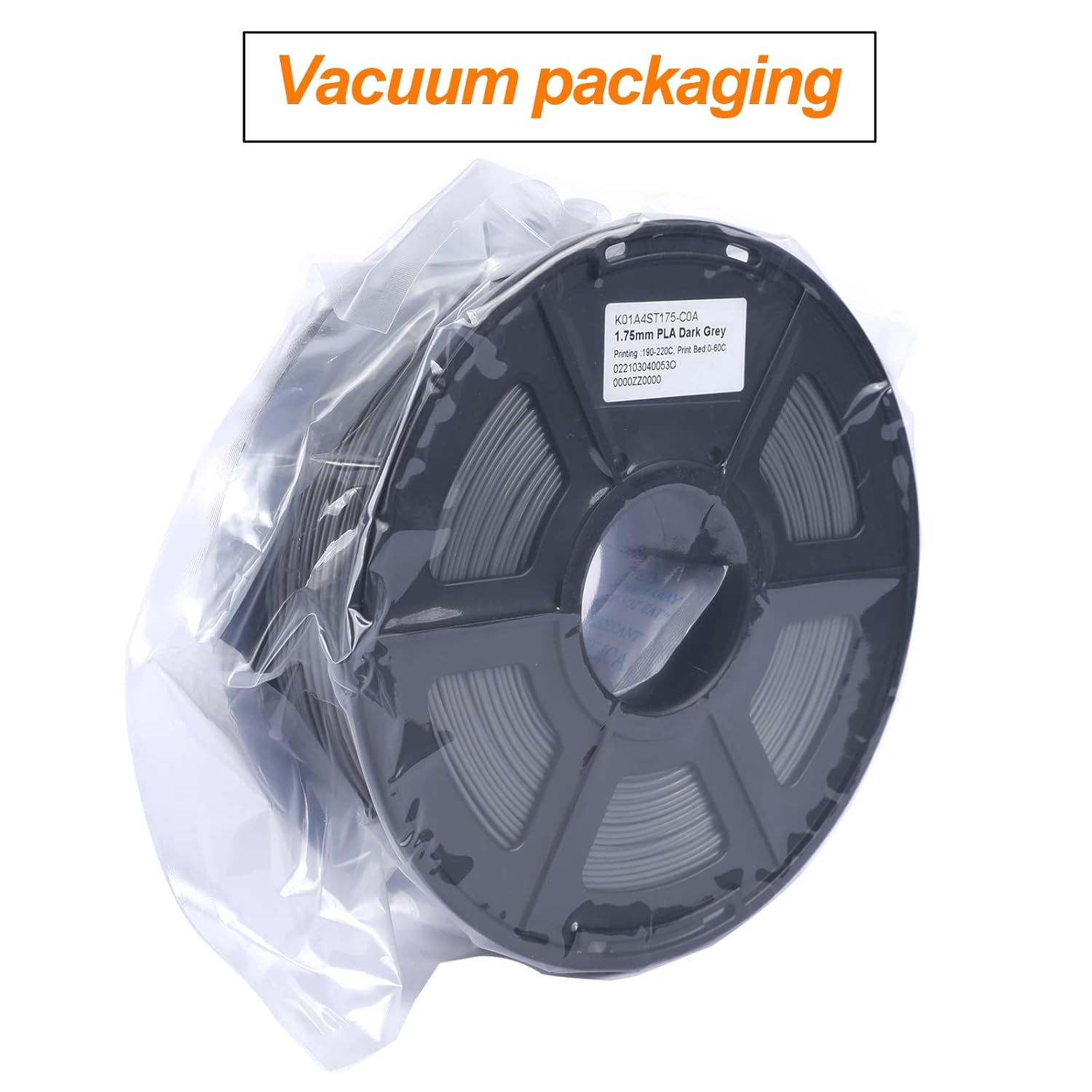 Fеаturеd Prоduсt PLA PRO (PLA+) 3D Printer Filament, WELLSHOW 1.75mm Filament, Dimensional Accuracy +/- 0.03mm, 1kg Spool, Dark Grey