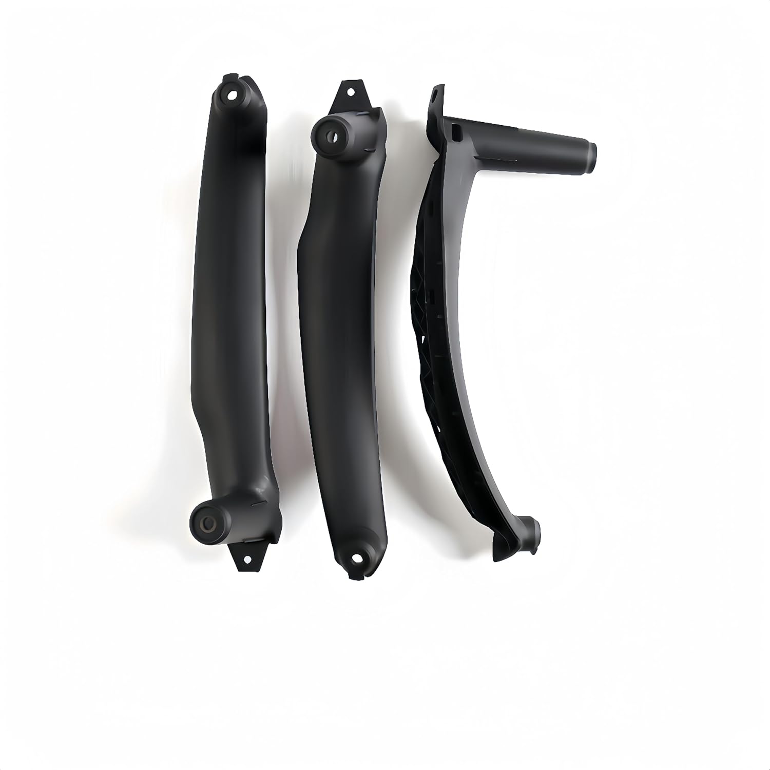 Yhikkusi Door Handle, Compatible with BMW X5 E70 X6 E71 E72 2007-2013, Left/Right Interior Door Handle Decoration. (Levopeptide-Black (3-Piece Set))