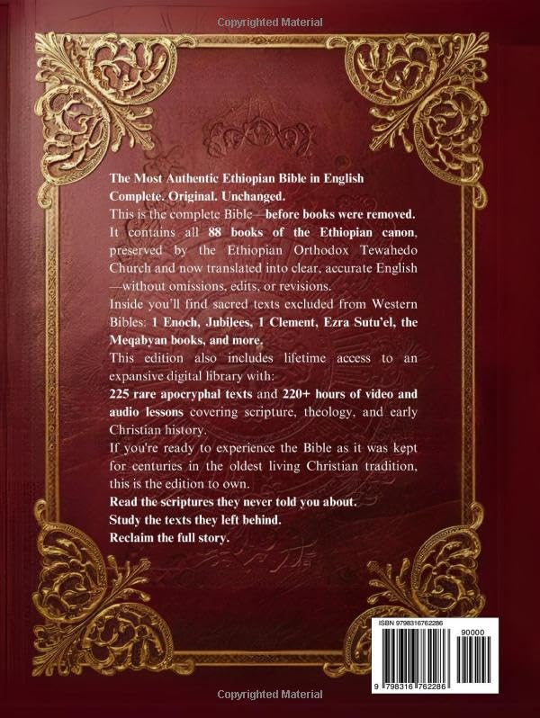 The Most Authentic Ethiopian Bible In English Complete: Featuring the Book of Enoch, Missing Apocrypha, Lost Scriptures, and Many More Ancient Sacred Texts - Image 2