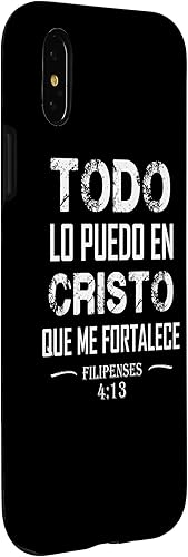 Miniatura 9 de Funda para iPhone 12/12 Pro Filipenses Todo Lo Puedo En Cristo Biblia Cristiana