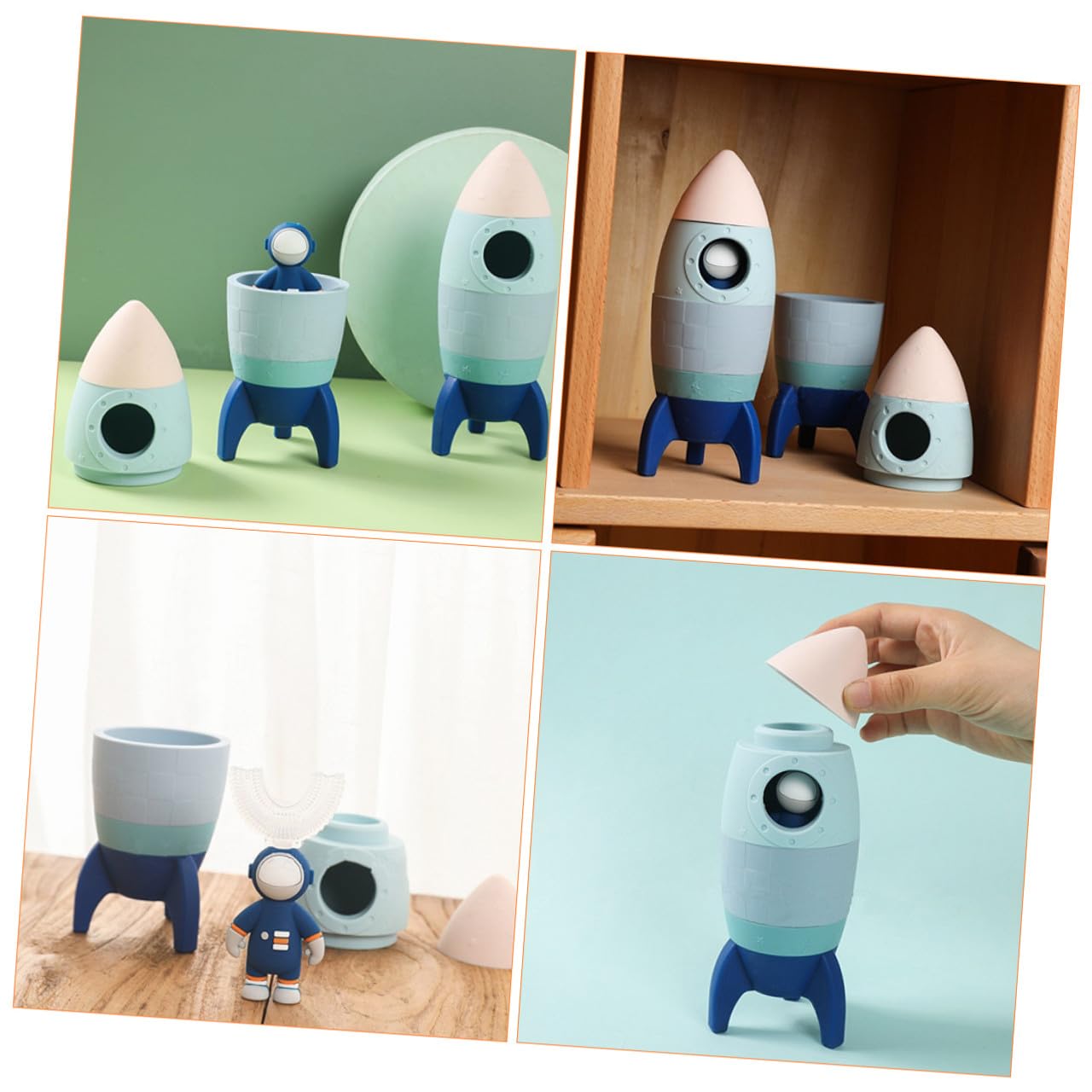 SUPVOX Juguetes Apilables Educativos De Silicona para Niños Pequeños De 1 a 2 Años, Torre Apilable Colorida, Juguete Espacial Interactivo para Desarrollo Cognitivo y Juego Familiar