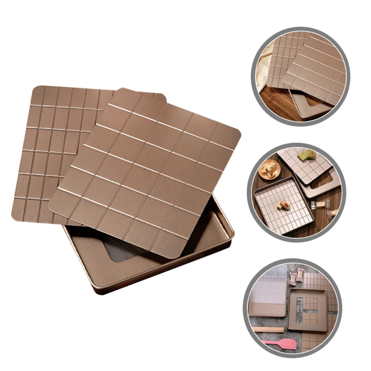 PRETYZOOM Professionelles Nougat Backzubehör Set Wiederverwendbare Backform Aus Robustem Material Für Desserts Und Süßigkeiten Für Zuhause Und Bäckereien