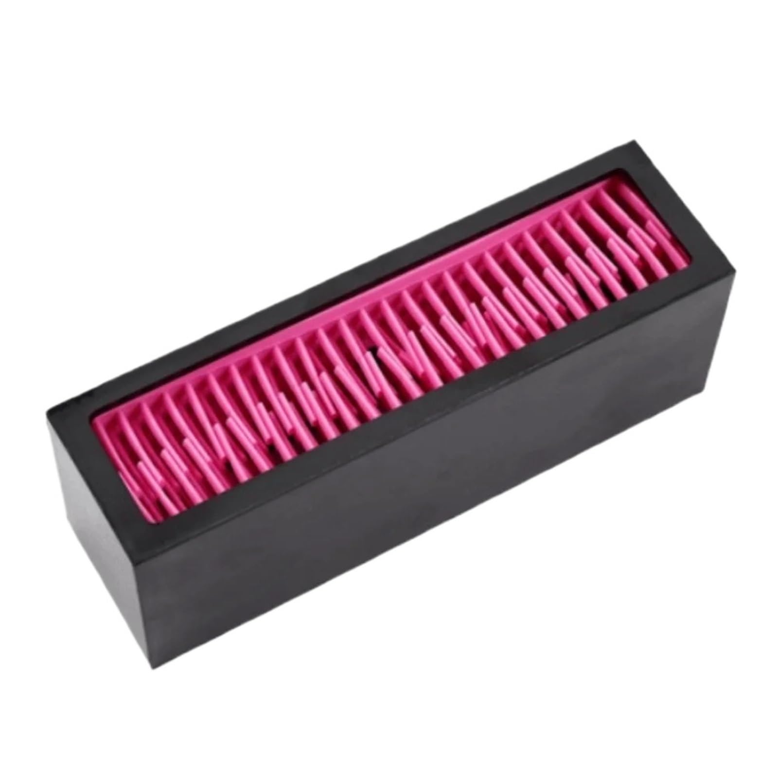 WLIHDB 2Pcs Creative Makeup Brushes Holder Sturdy Compact Cosmetic Brush Drying Rack Non-slip Large Capacity Toothbrush Shelf for Makeup Brushes(Pink)