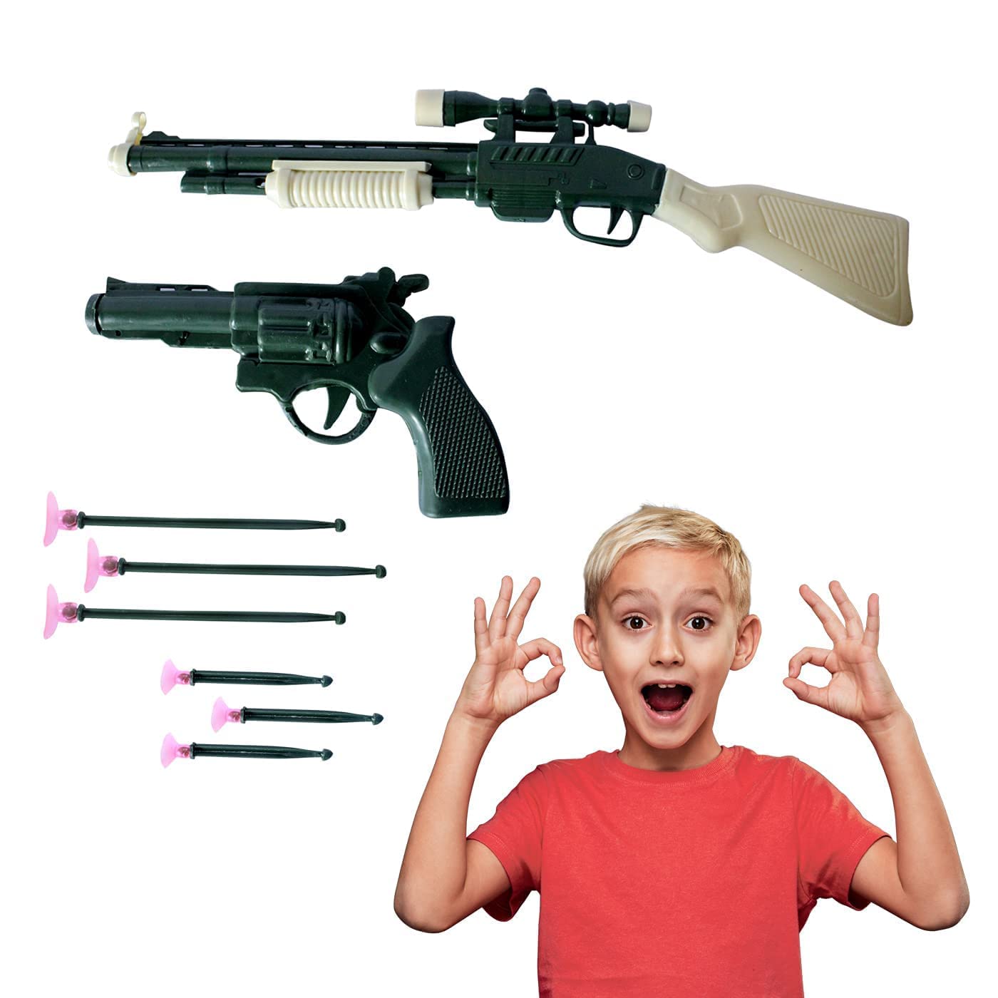 Ekan Shooting Gun Toy Set with Target Role Play Game for Kids/Boys/Children for Outdoor Activities and Gift Item (Multi Color ) (Gun Toy 4) (B09W15GTCD) Amazon Price History, Amazon Price Tracker