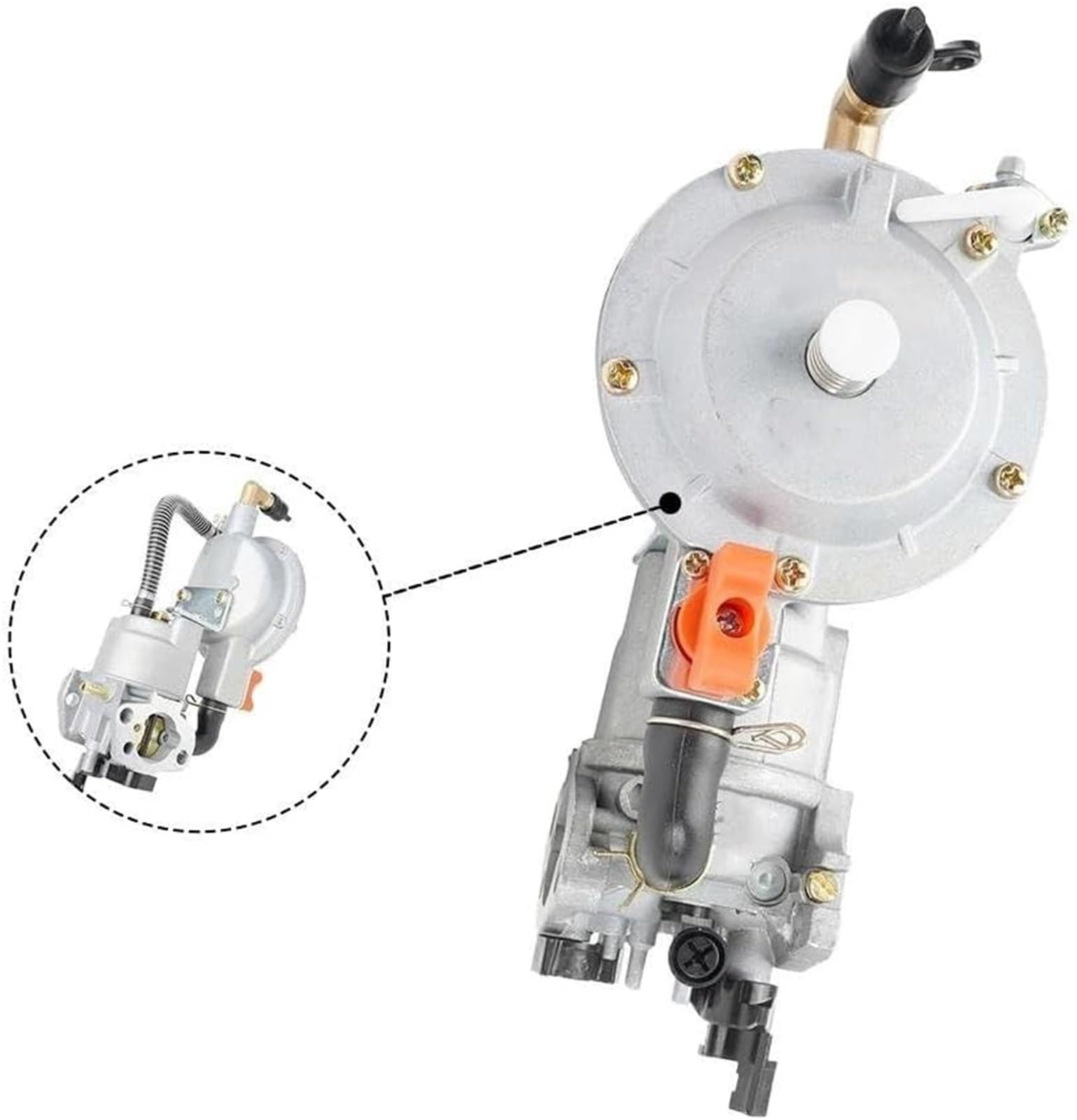 Carburatore Ricambi per Motori GX200 Carburatore Portatile per Benzina