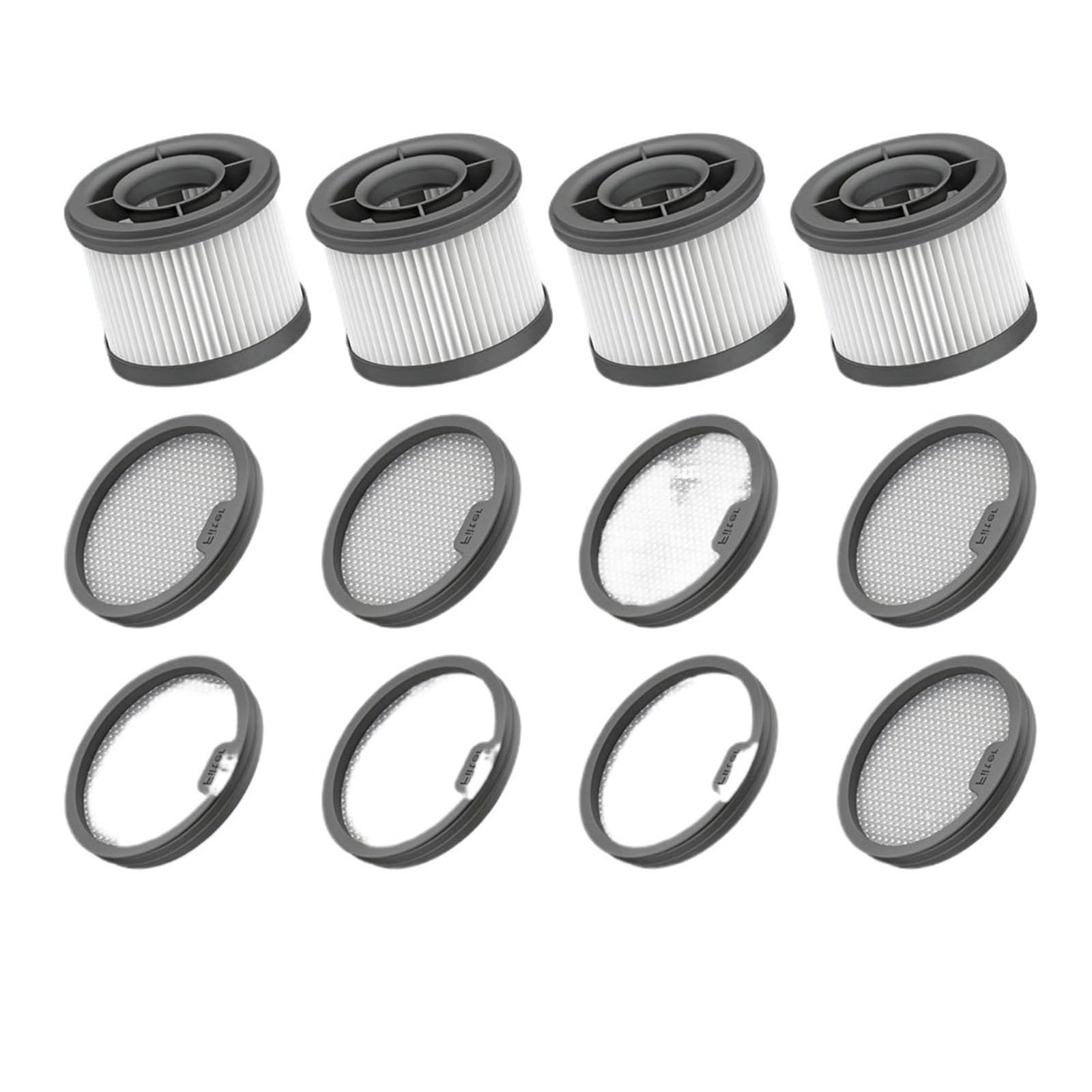 Recambio Filtro HEPA Esponja Compatible con Dreame Z10 U10 P10 | Sin Herramientas Cartucho, Multi Modelo, Piezas Reparación Robot Aspirador(Set C)