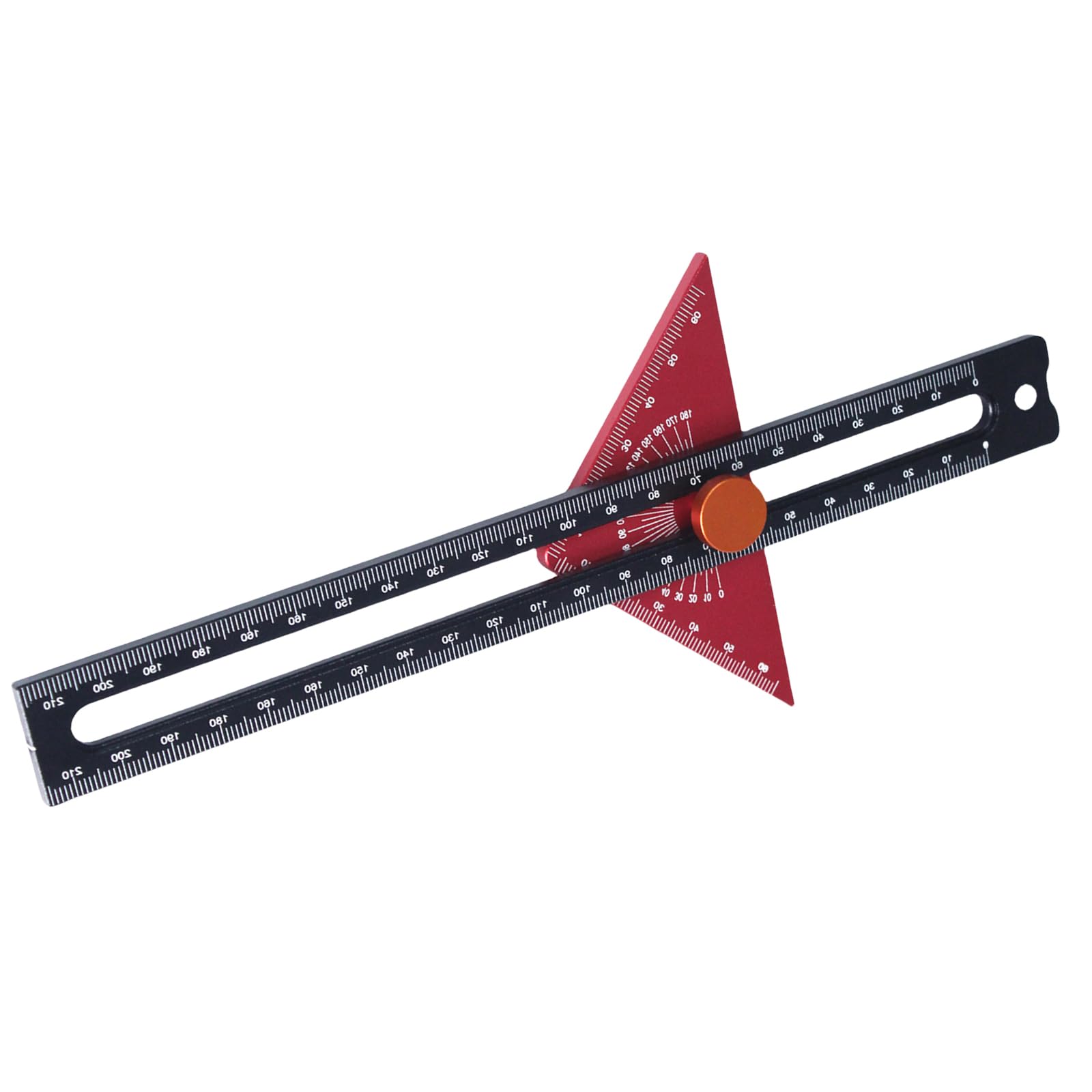 Tsophreniq Woodworking Scriber Rulers With Adjustable Protractors Angled Finder, 0-180 Degrees Angled Measuring Tool For Carpenter Woodworking Marking Tool
