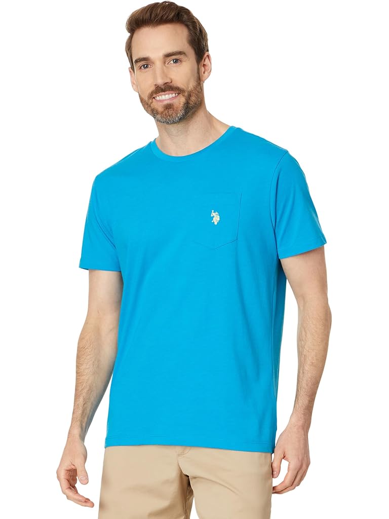 U.S. POLO ASSN. Solid Crew Neck Pocket T-Shirt