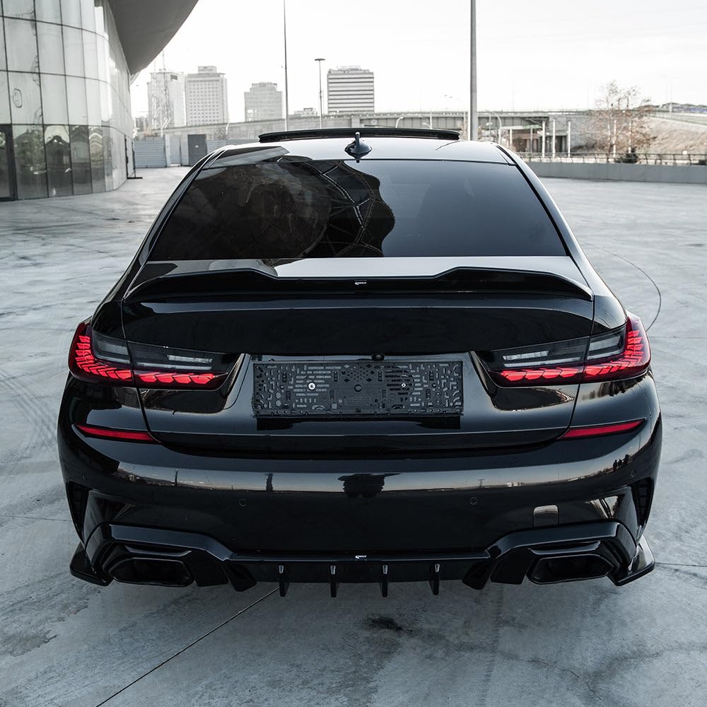 Hinten Splitter kompatibel mit BMW 3er M–Paket G20/G21 2018–2022