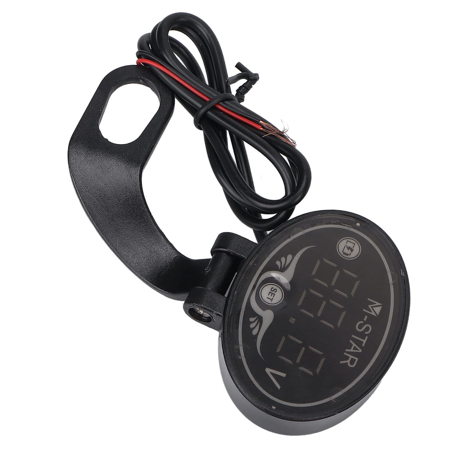 Voltmetro Per Auto E Moto Da 12 V-24 V CC Con Display Digitale A LED Misuratore Di Tensione Impermeabile Accessorio Zy 90985204