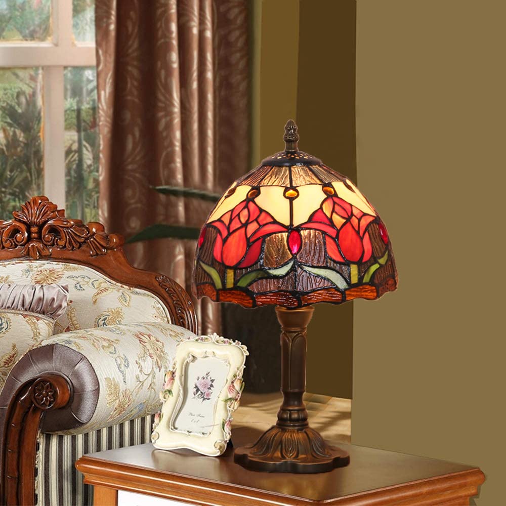 Amazon.co.jp : ティファニーランプ、チューリップフラワー