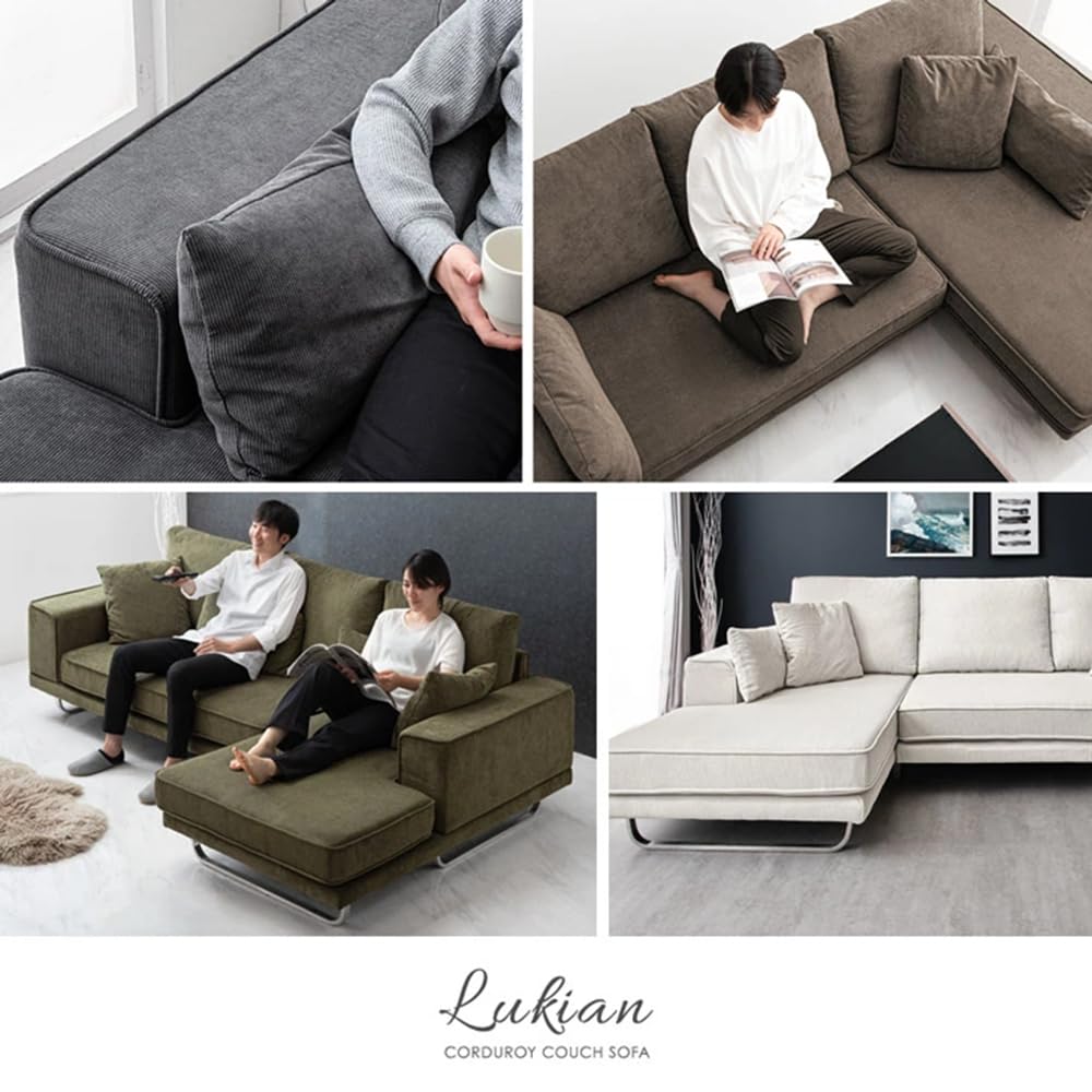 Amazon｜タンスのゲン カウチソファ 3人掛け 洗えるカバーリング