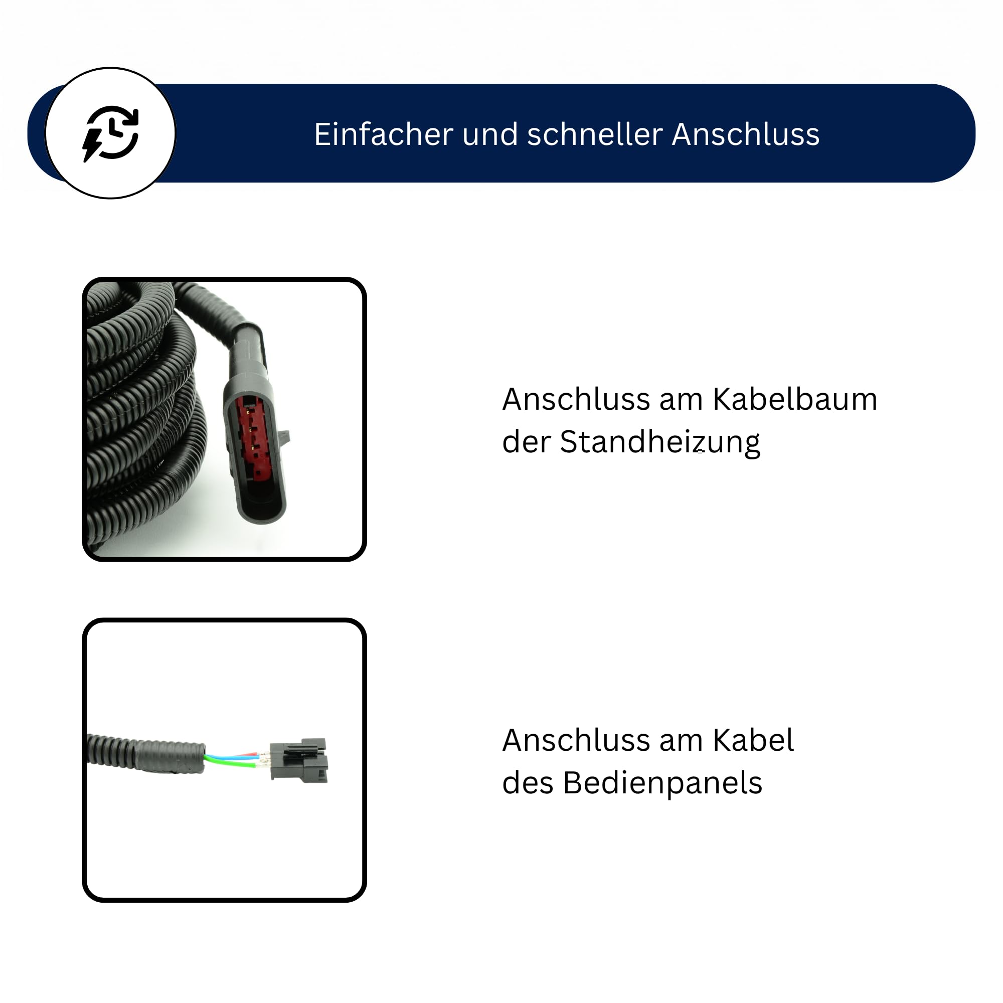 Autoterm Bedienteilkabel 7m 6-polig - längeres Kabel für Bedienpanel Regler Display – passend für Diesel-Standheizung Air 2D 4D 9D