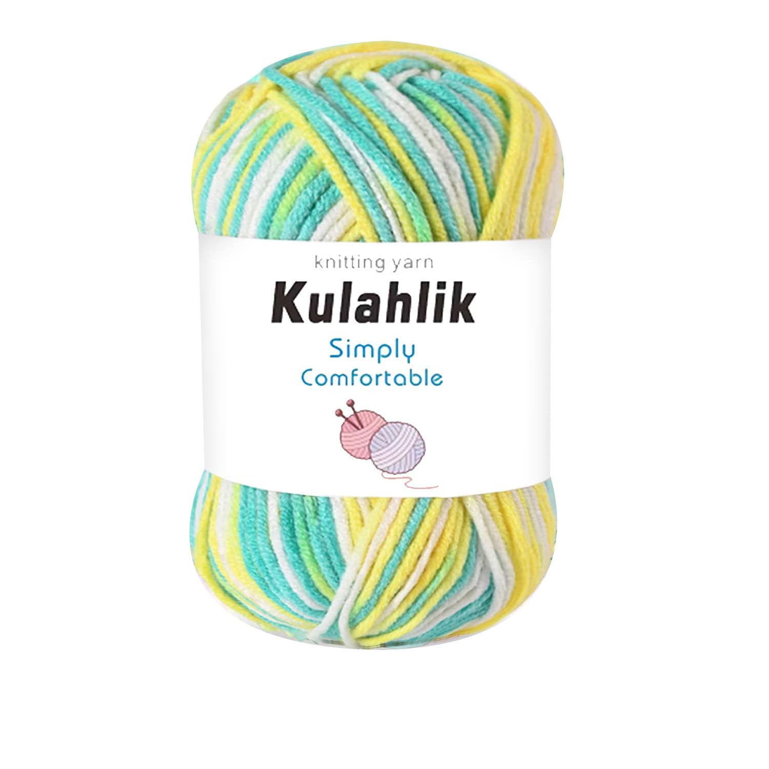 250g(5x50g) Acrylic Yarn for Crochet/Knitting, Colorful Gradient Yarn Thread, 5 Rolls Skeins, Perfect for Any Knitting Crochet and Crafts Mini Project — view 105