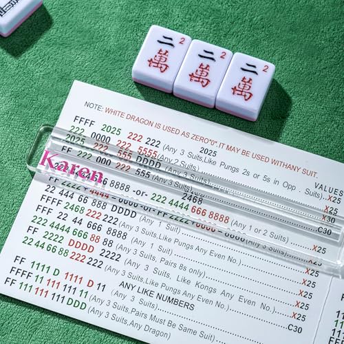 Mahjong Line Reader Acrílico Personalizado Clear miniatura 2