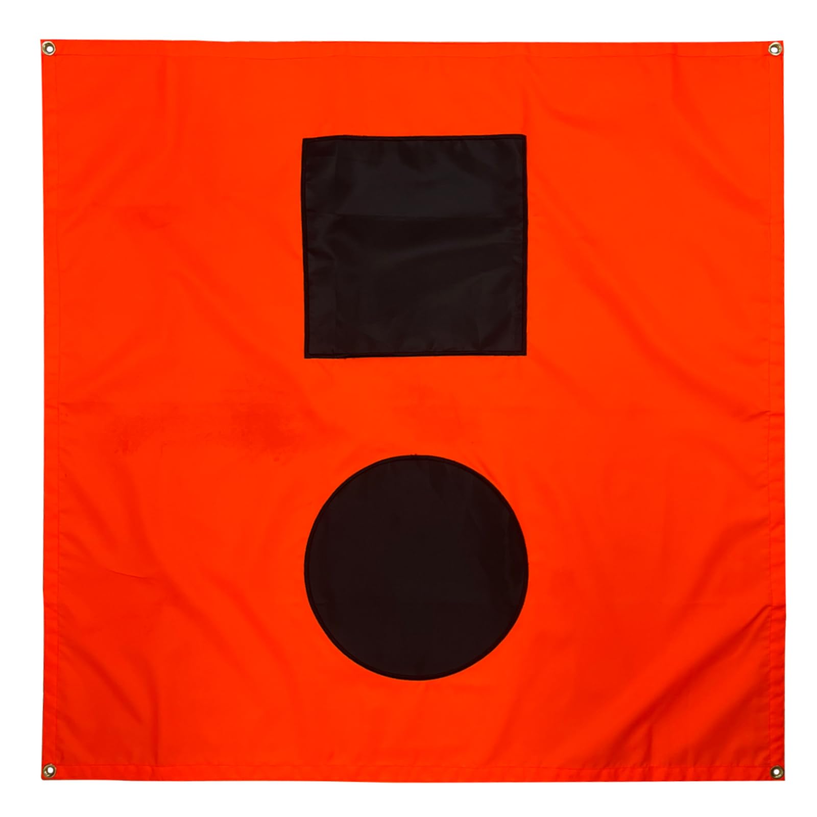 Official Hurricane Warning Flag – 3x3 Feet, Rough Tex With Brass Grommets For Beach Safety-478159