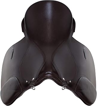 Brown All Purpose English Riding Horse Leather Saddle Kit 15 16 17 18