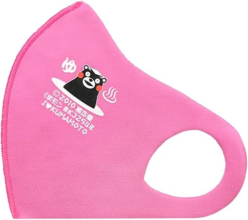 Amazon Clo Z クロッツ Mサイズマスク くまモン 日本製 洗える 水着素材 伸縮 ピンク Mサイズ Clo Z 布マスク
