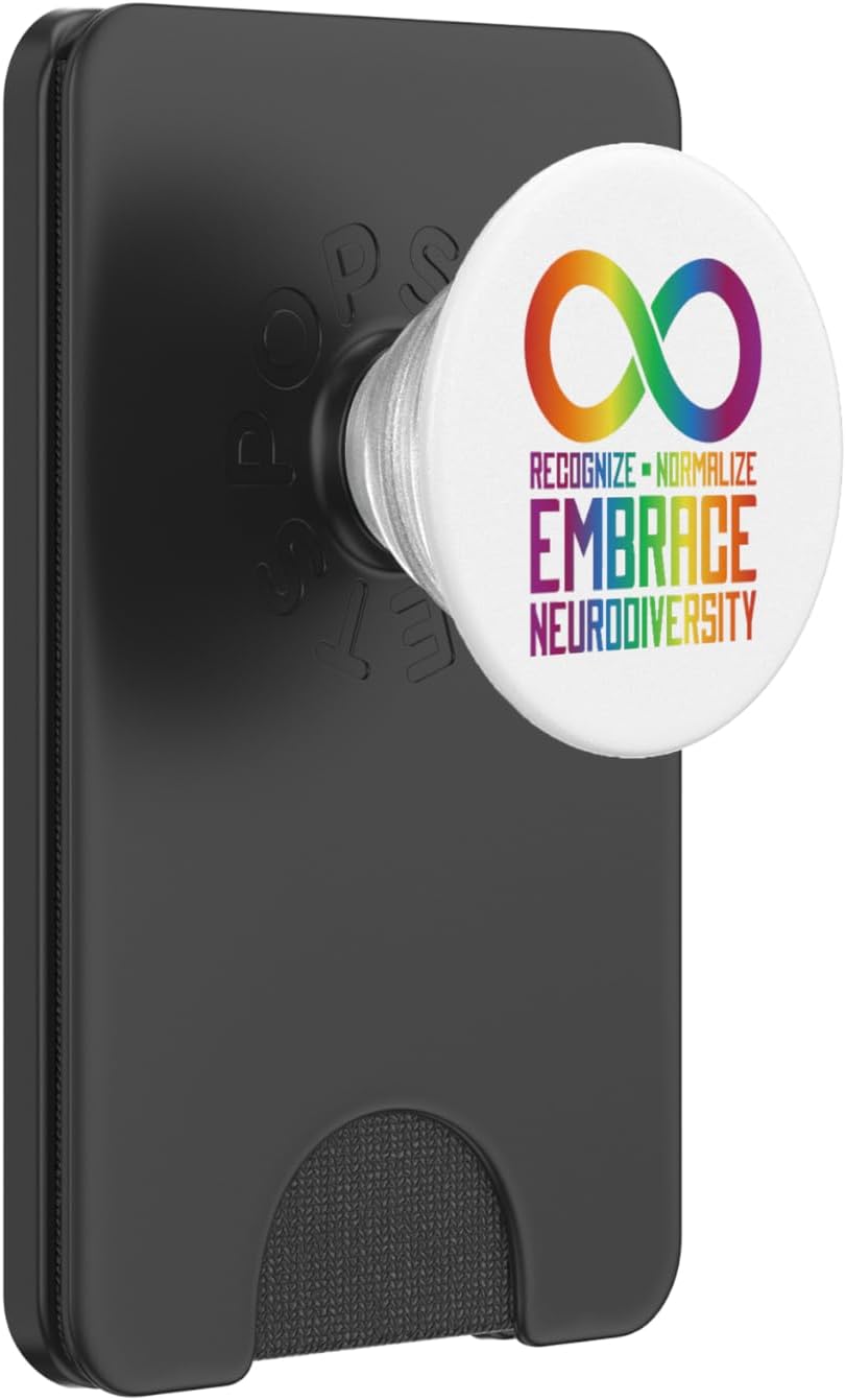 Autism Infinity Symbol Celebrate Neurodiversity PopSockets PopWallet for MagSafe