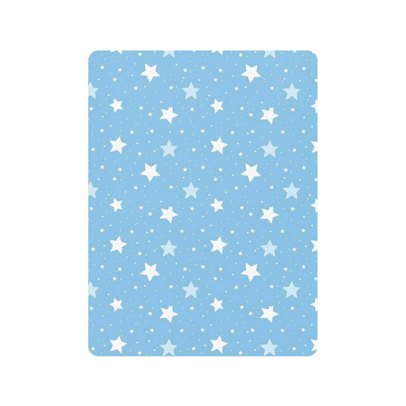 Lovely Star Drap-housse pour berceau de bébé garçon et fille Bleu 71,1 x 132,1 cm