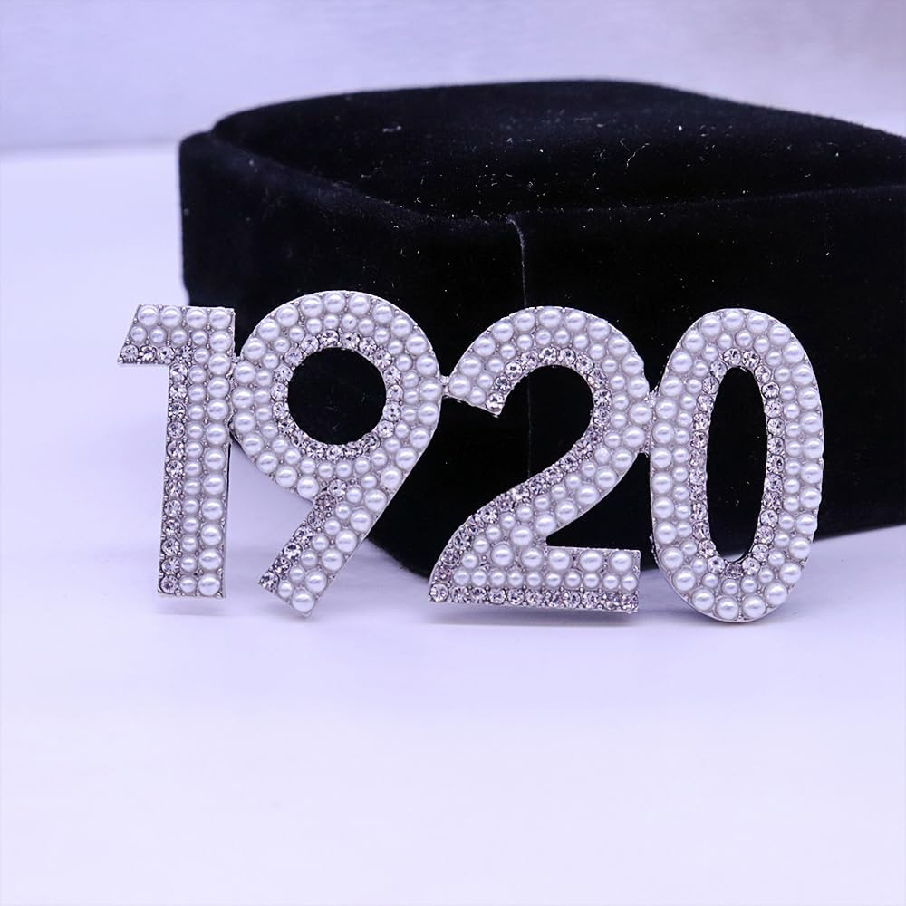 Metal Figure Number Sorority Pearl 1920 Brooch Greek Letter ZETA Finer Women Gifts ZPB Jewelry For Members - Image 3
