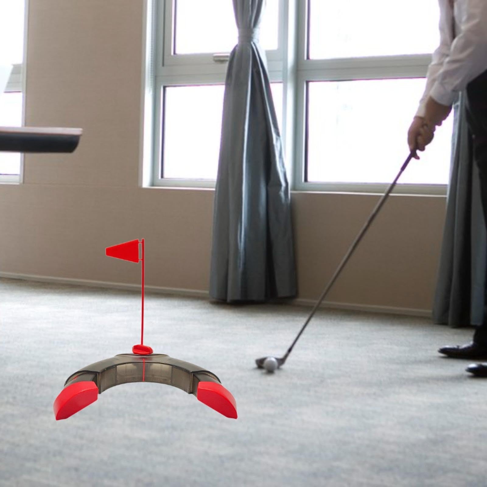 RNXRZANK Golf Putting Cup with Flag Adjustable for Beginner Indoor Outdoor