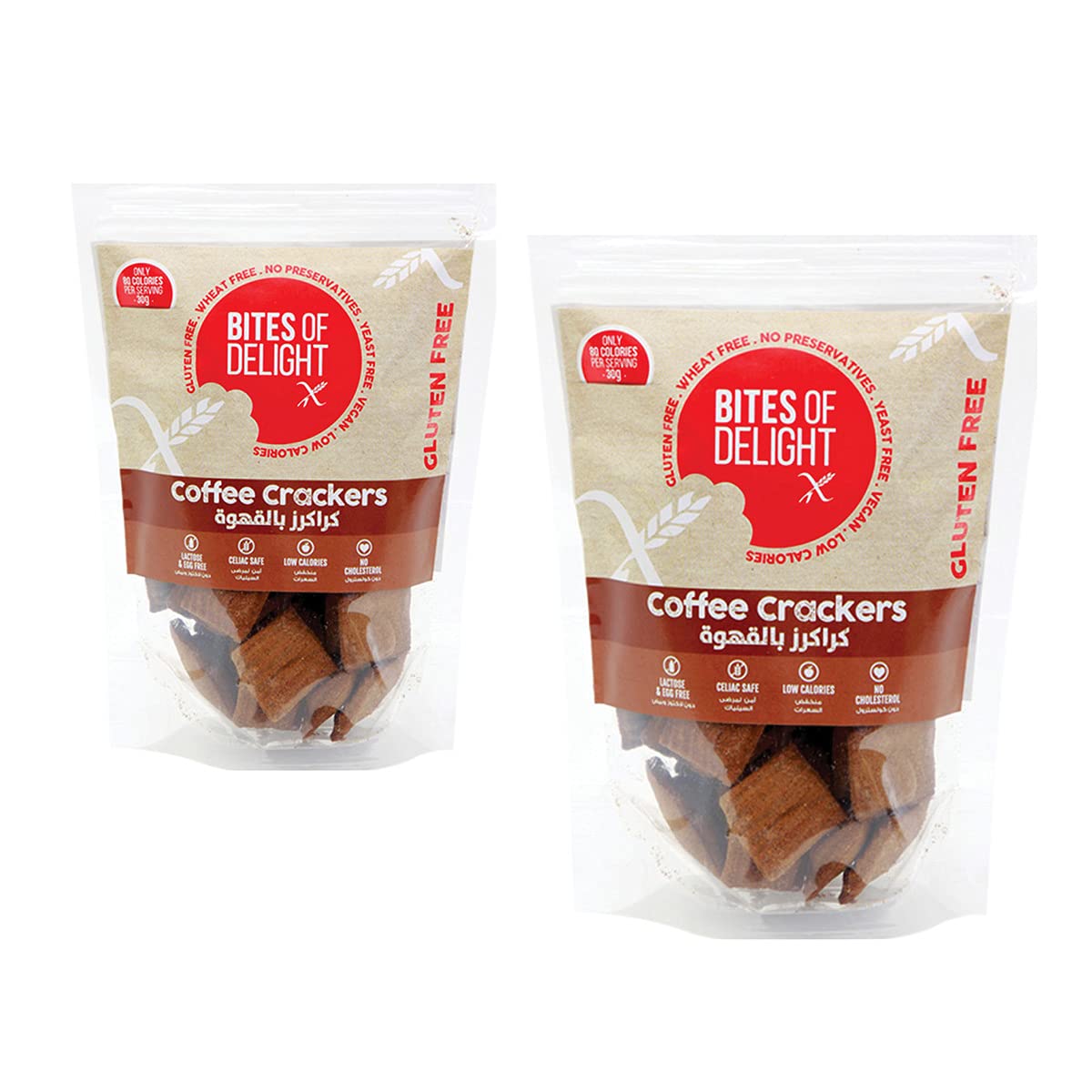 BOD Crackers Coffee, 2x80g