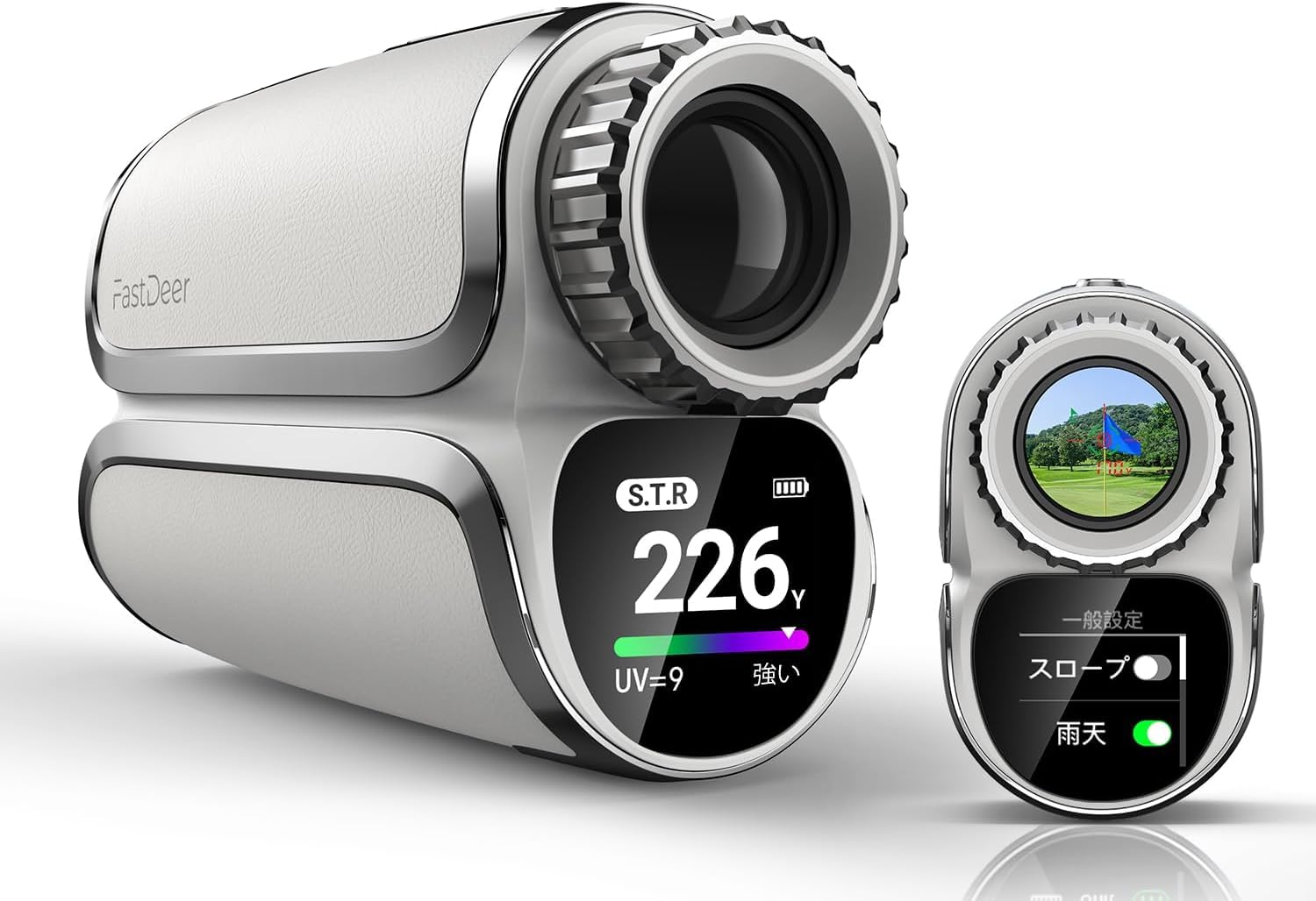 Amazon.co.jp: FastDeer ゴルフ 距離計 S2 高級牛革 フルカラータッチ