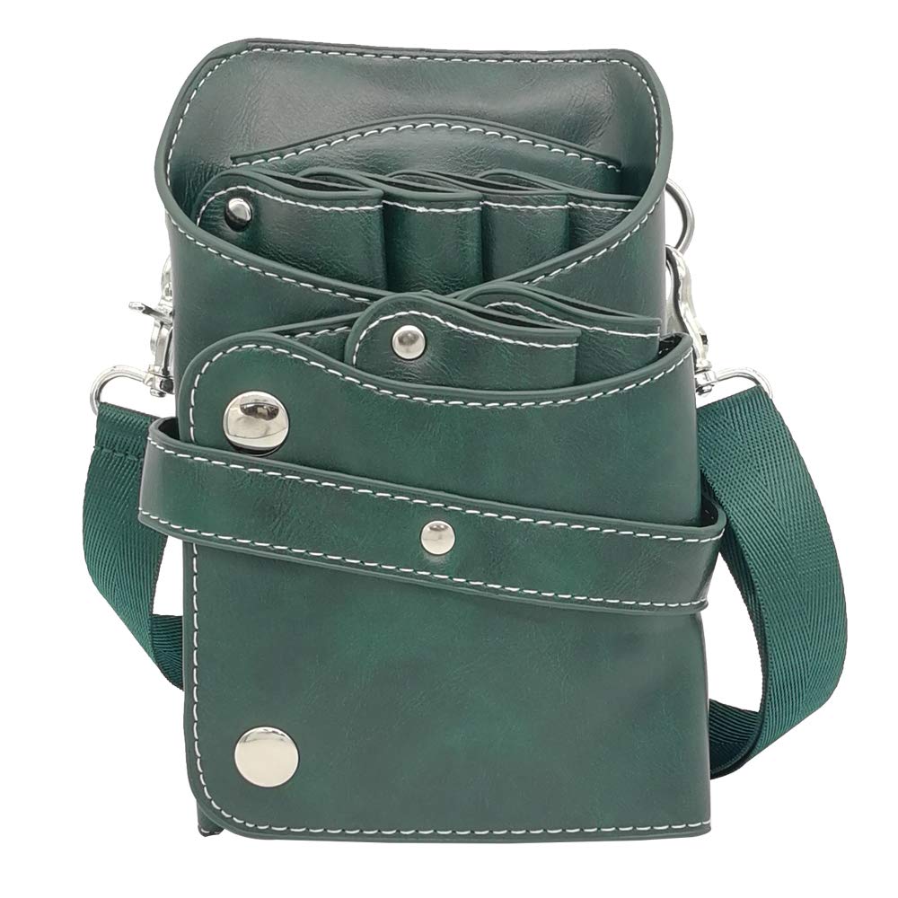 Bolsa herramientas de peluqueria Cartuchera peluqueria Bandolera peluqueria profesional Bolsa Tijeras Peluqueria Puede acomodarse Tijeras Tijeras Electricas Tijeras peluqueria canina Elegante Marrón — view 15