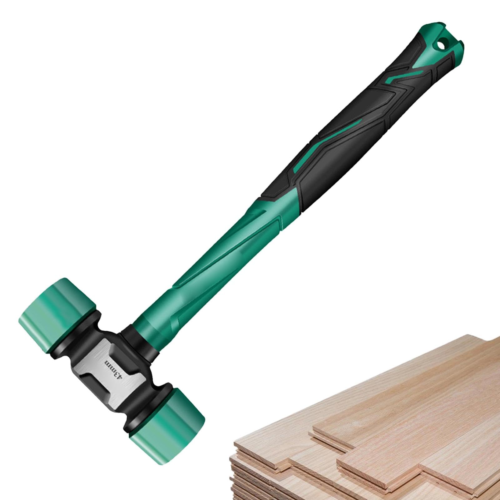 Maillet en caoutchouc pour camping et travail du bois avec poignée ergonomique
