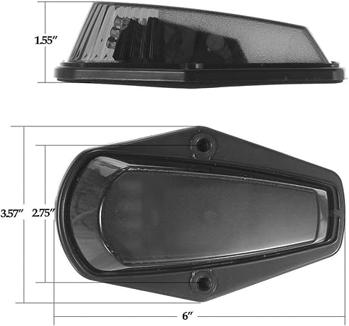Miniatura 5 de Luz de marcador de cabina ámbar para Ford F150 F250 F350 1973-1997 F-Series Super Duty Pickup Trucks, 12 luces LED de techo con arnés de cableado