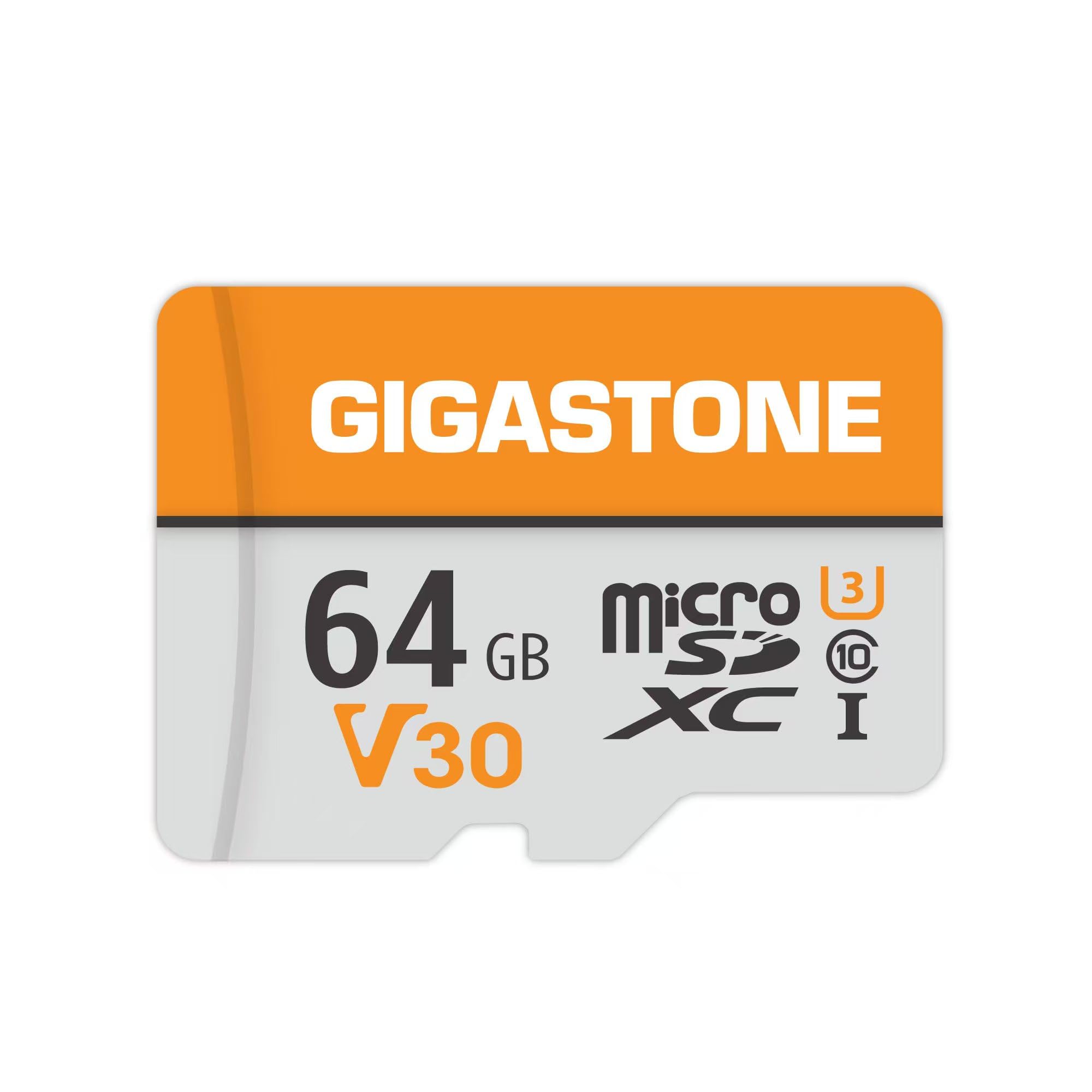 GIGASTONE 64GB Micro SD Card, V30 4K Video Recording, Surveillance, Security Camera, Dash Cam, Drone, 95MB/s MicroSDXC Memory Card UHS-I Class 10, with Adapter-image-21