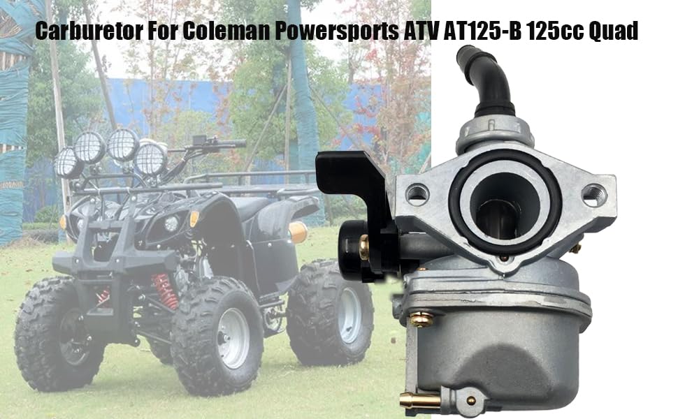 Image of LIZAPUS Carburetor Carb Compatible with Coleman Powersports ATV AT125-B 125cc Quad