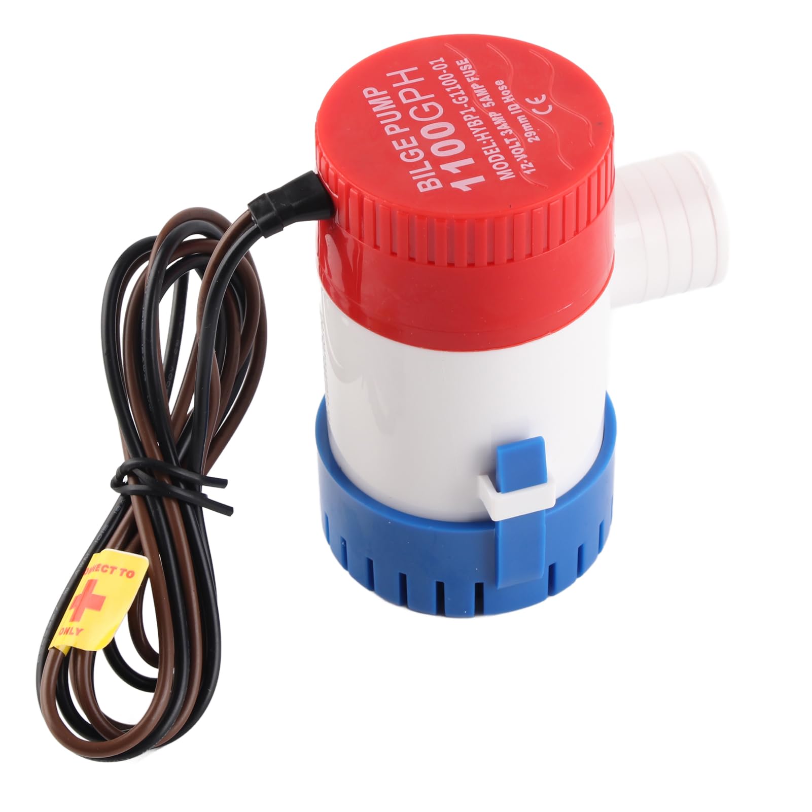 1100GPH 12V Tauch-Bilgenpumpe Effizienter Motor Anti-Airlock-Schutz Marinezubehör