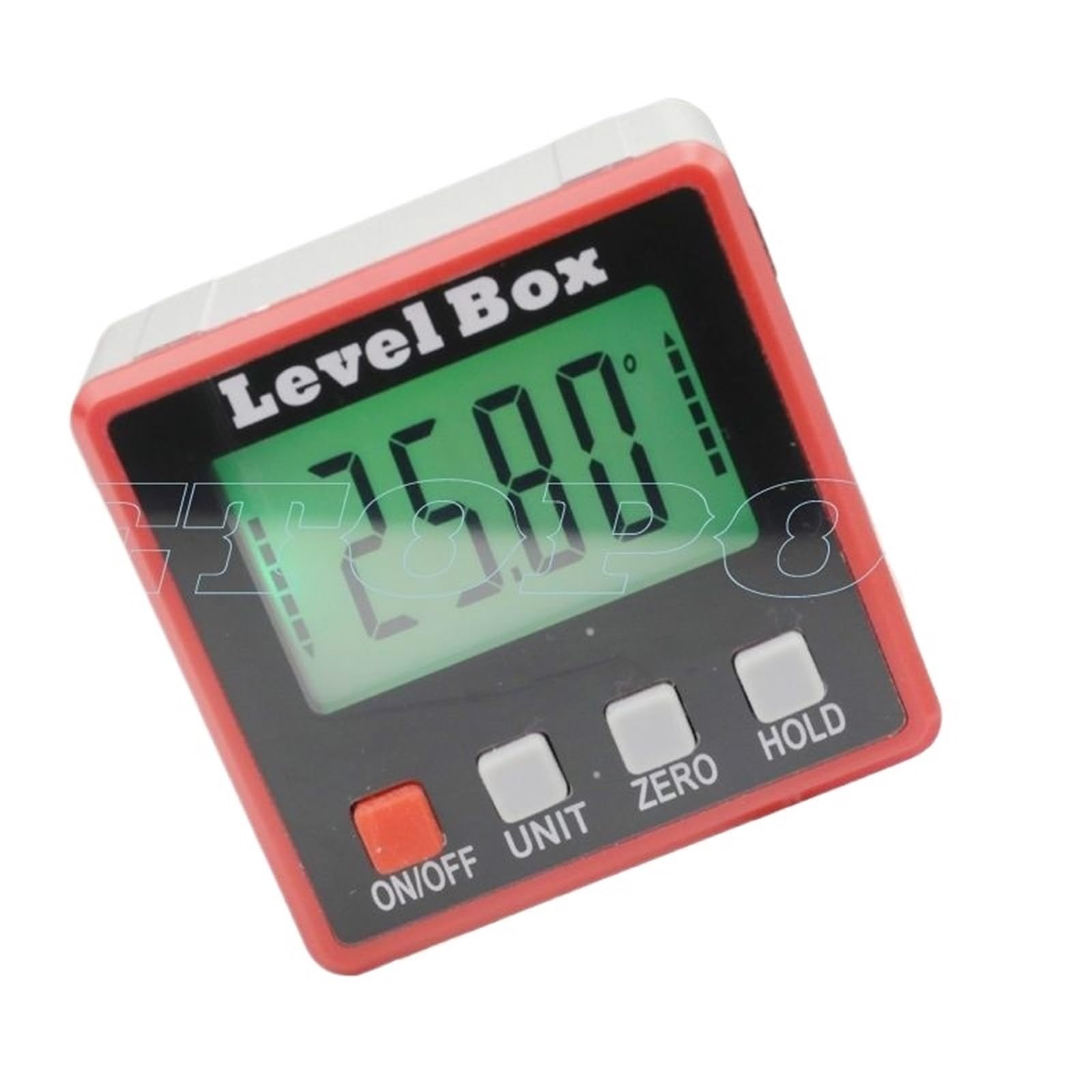 1pcs 4 * 90 Digital Waterproof Angle Measuring Instrument with Slanted Magnet Base, Angle Ruler, Mini Digital Inclinometer