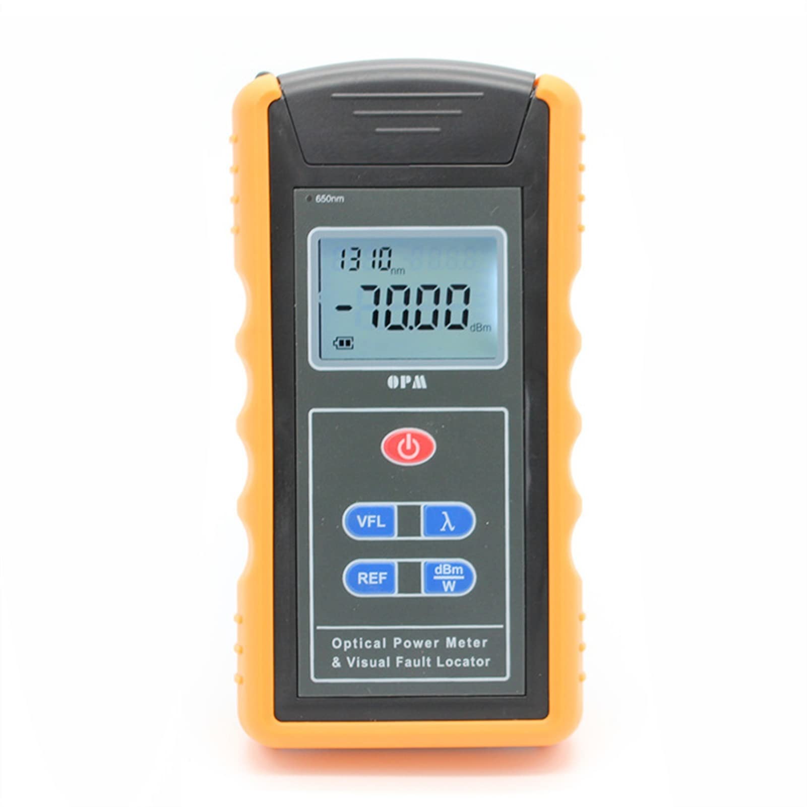 Medidor de potencia multifuncional OPM con VFL de 10MW para diagnosticar fibra
