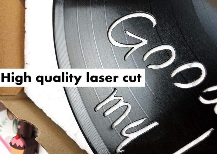 Miniatura 3 de Reloj de pared con diseño de animales africanos de 12 pulgadas, jirafa, animales africanos