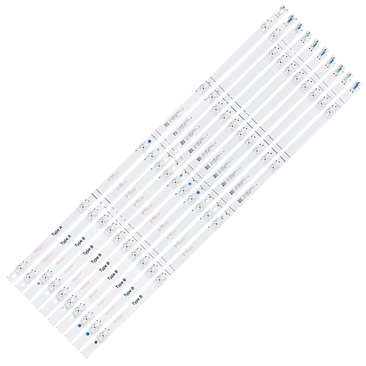 Bande de rétroéclairage LED for Philips 65DS8800 65PUF7184/T3 65PUF7184 4708-K65WDF-A2113N01 4708-K65WDF-A2113N11 K650WDF A2
