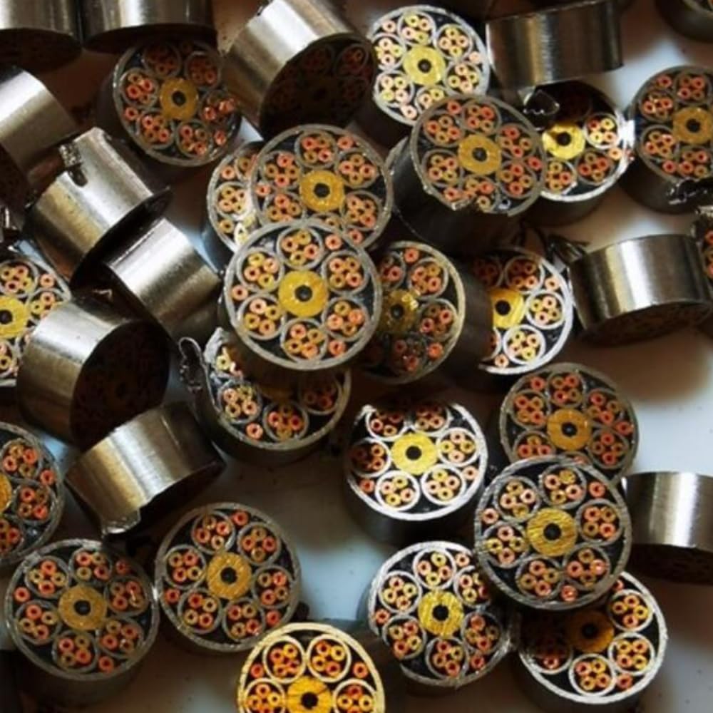 Lot de 5 rivets en mosaïque pour décoration de vis, accessoire de fabrication de poignées de style exquis, 8 x 6 mm