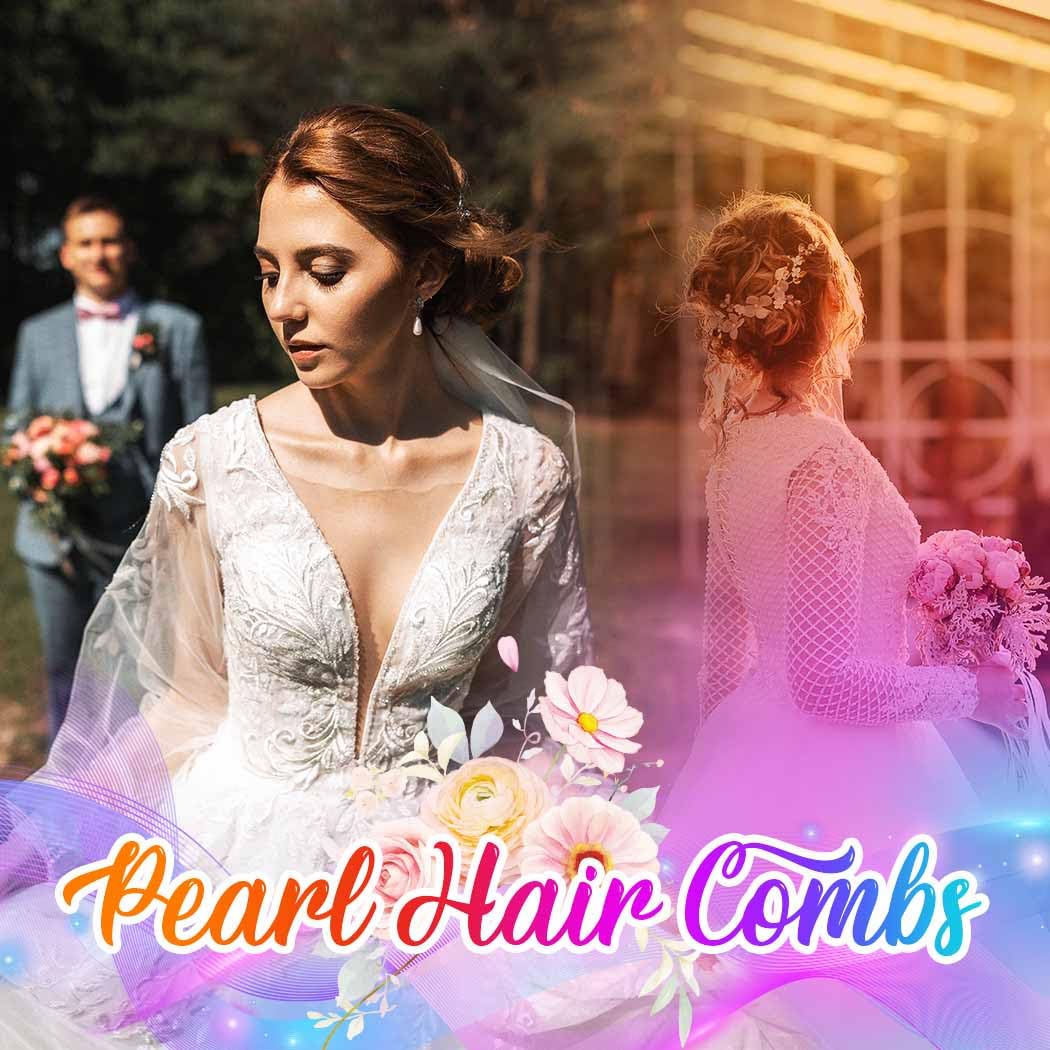 Catery Diadema de flores para novia, con perlas de cristal plateado, trenzas, accesorios para el cabello para mujer (plata)