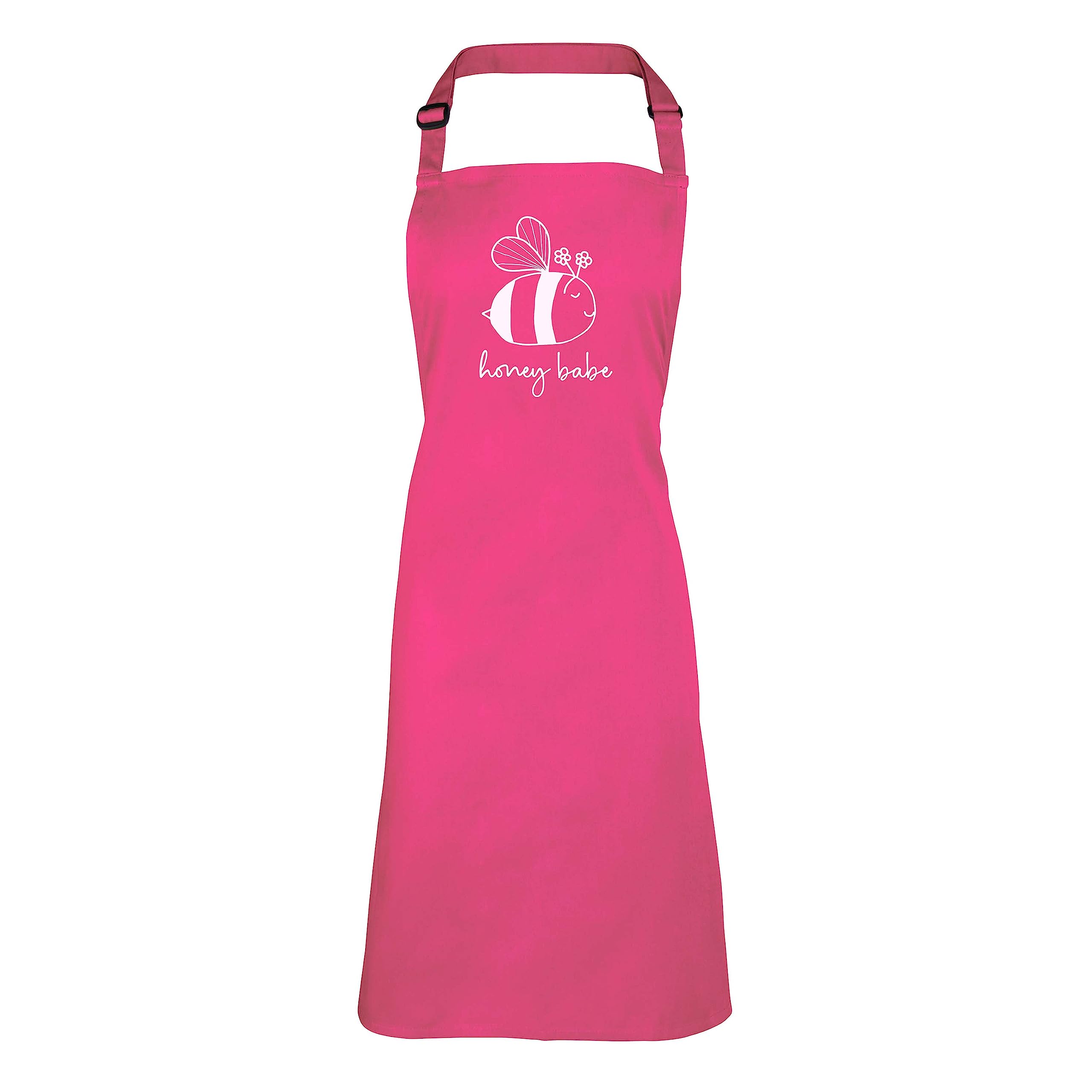 Shopagift Bumble Bee Apron Mens Womens Cooking BBQ Chef DIY Cook Gift - Pink