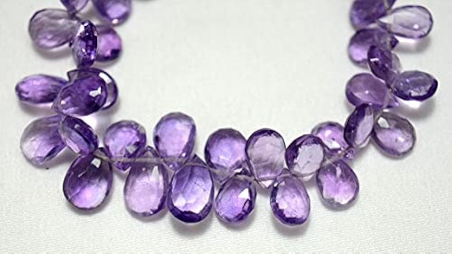 Améthyste perles facettées de haute qualité pour la création de bijoux raffinés