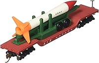 Vista 2 de Bachmann Industrias 52' Centro Deprimido Coche Plano con Misiles