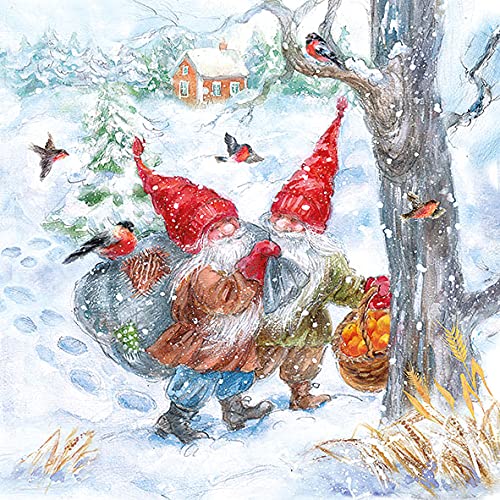 20 tovaglioli con nani durante le escursioni