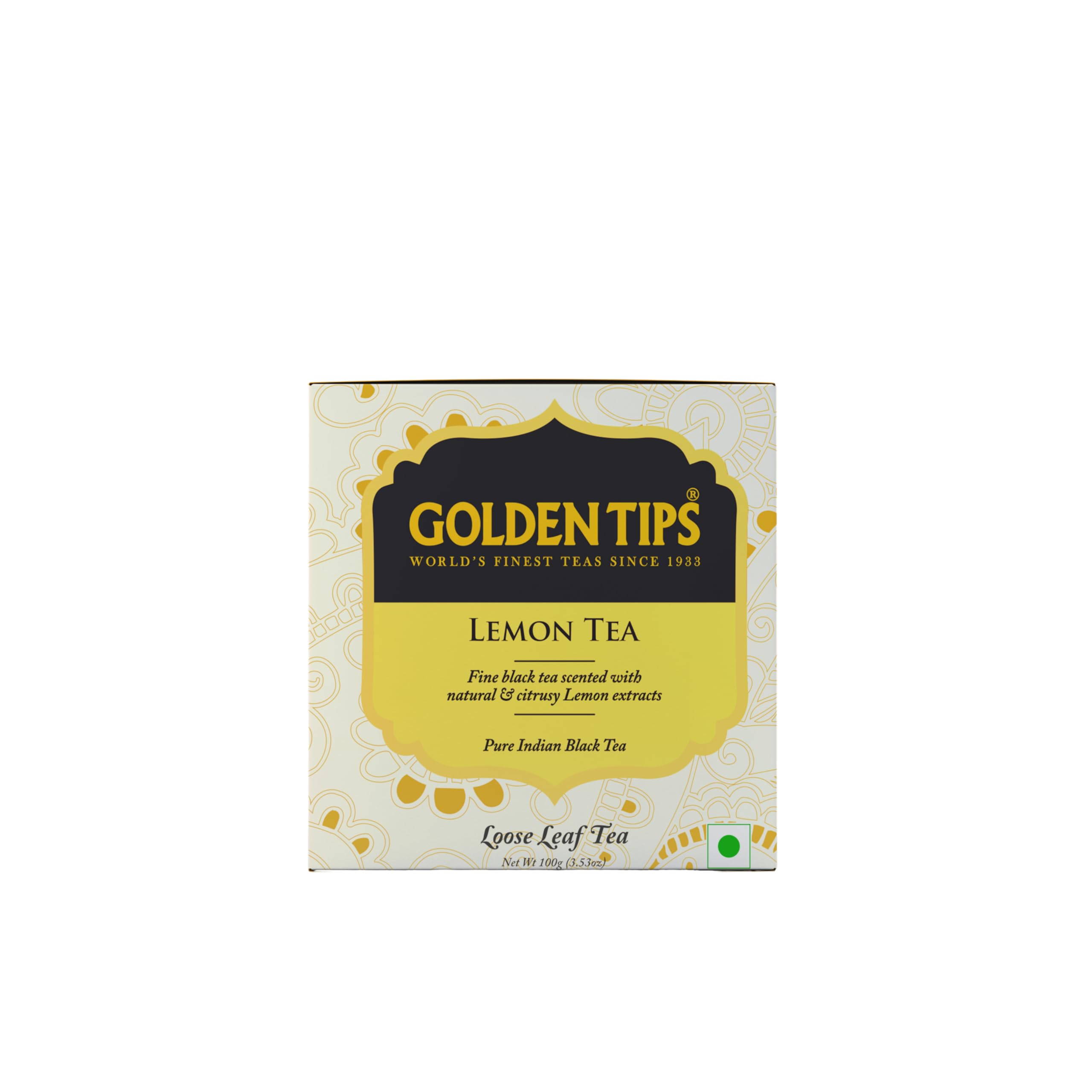 Golden Tips Lemon Black Tea Box, 100 g