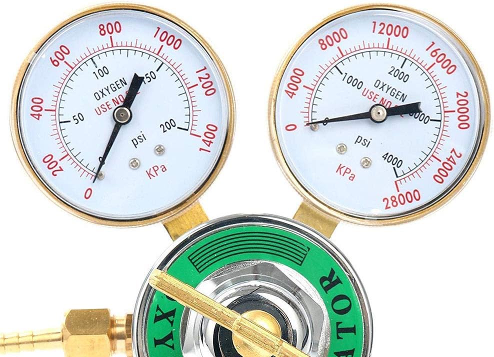 Oxygen Regulator Large Tank Gauge Cutting Torch Regulator CGA 540