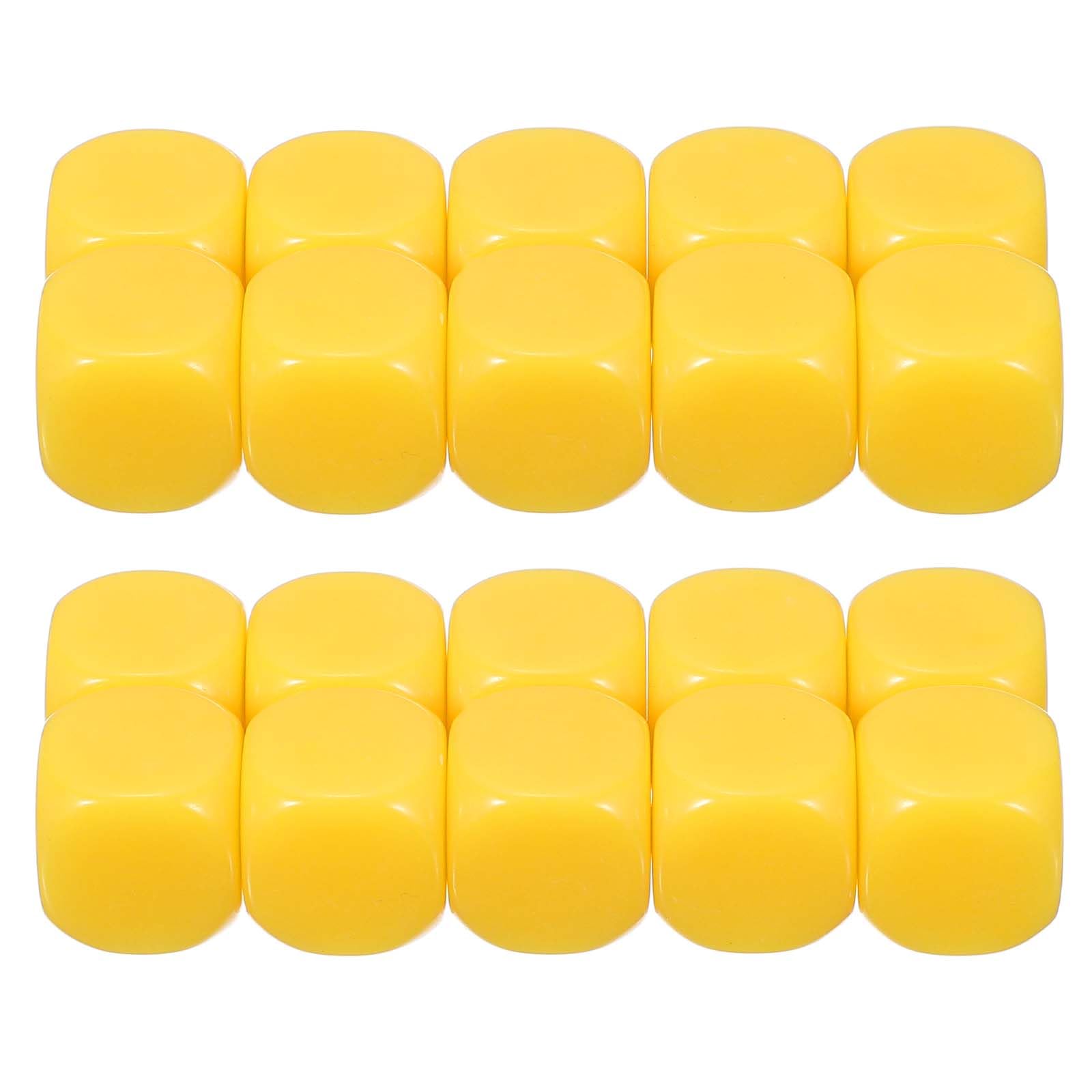 PATIKIL 16 mm Acrylic Dice Blank